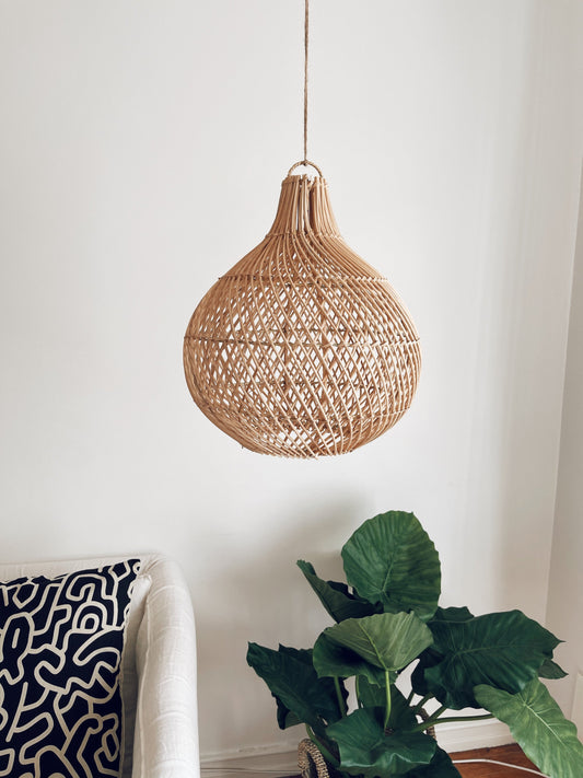 Mandala Rattan Lampshade