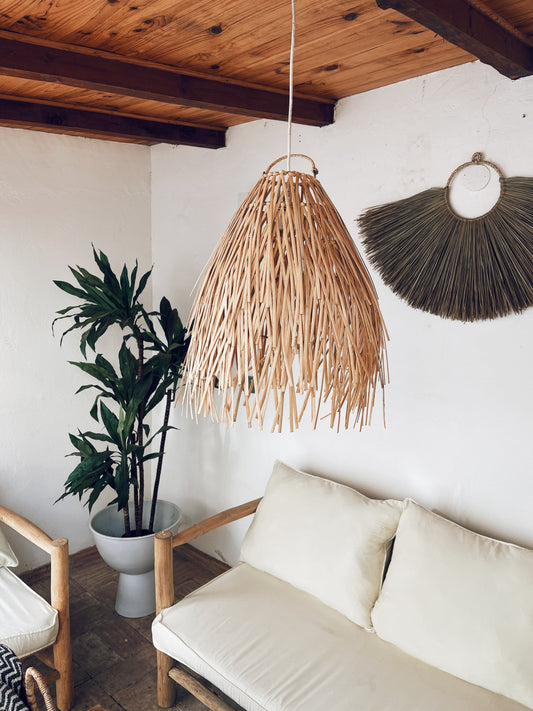 Rosty Rattan Lampshade