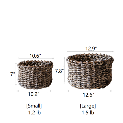 Hearth Straw Basket Set
