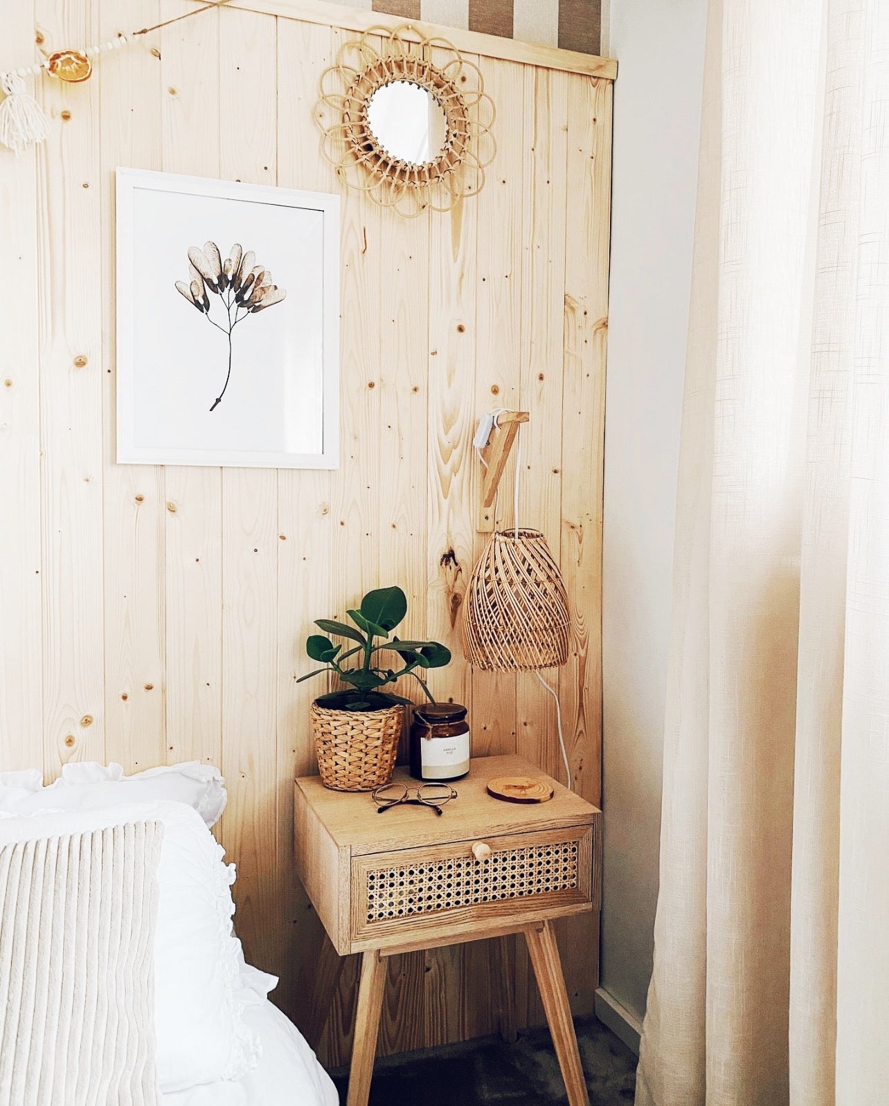 Solana Ayana Rattan Lampshade – Small