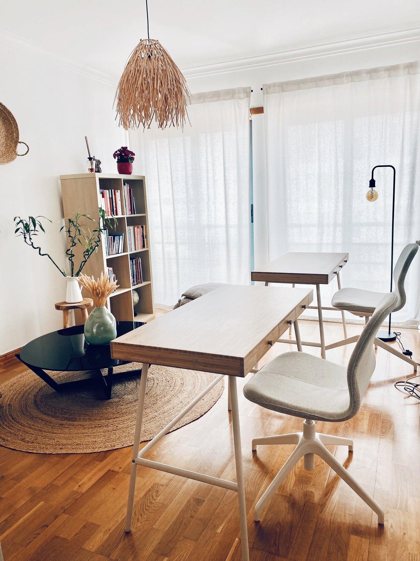 Rosty Rattan Lampshade