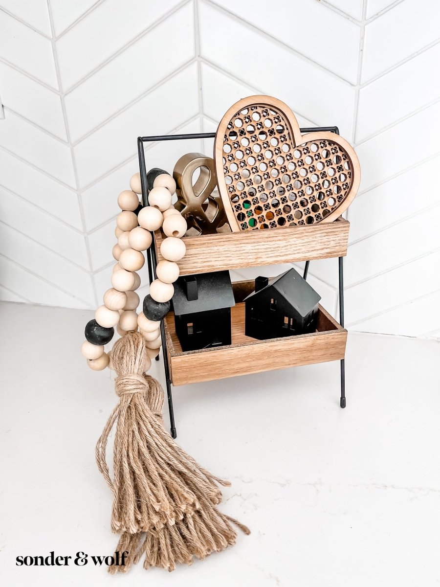 Coastal Wood Bead Garland